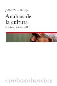 B&uuml;cher: ANALISIS DE LA CULTURA - CARO BAROJA, JULIO