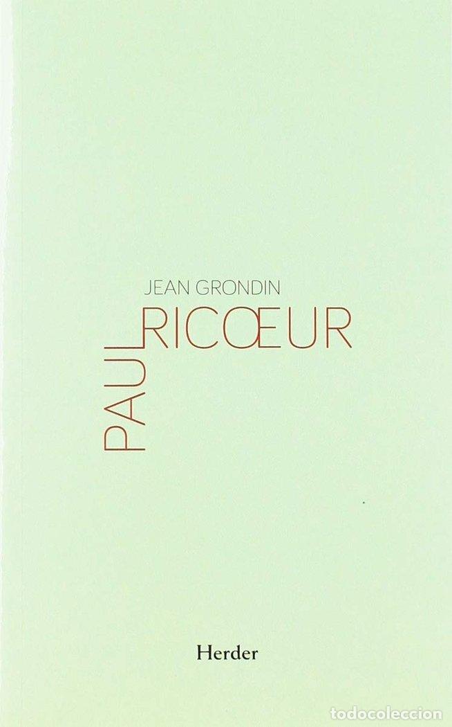 B&uuml;cher: PAUL RICUR - GRONDIN, JEAN