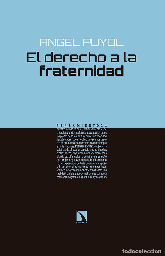 Libros: DERECHO A LA FRATERNIDAD,EL - PUYOL GONZALEZ, ANGEL