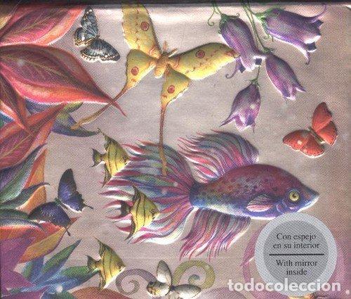 Libros: CUADERNO BLOCK&MIRROR PECES Y MARIPOSAS - .