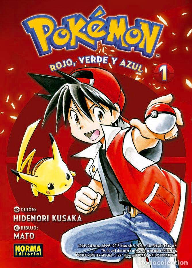 Libros: POKEMON 1 ROJO VERDE Y AZUL 1 - KUSAKA, HIDENORI