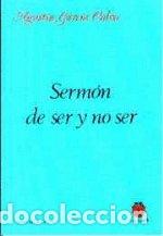 books: SERMON DE SER Y NO SER - GARCIA CALVO, AGUSTIN
