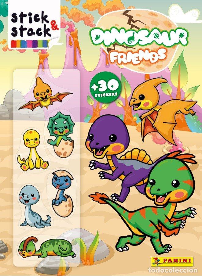 Libros: STICK & STACK DINOSAUR FRIENDS - PANINI ESPA&Ntilde;A S.A.