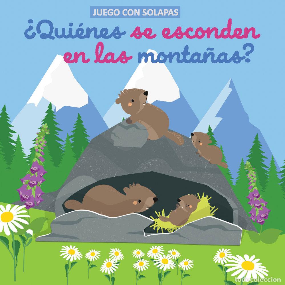 Libros: JUEGO CON SOLAPAS QUIENES SE ESCONDEN EN LAS MONTA&Ntilde;AS - .