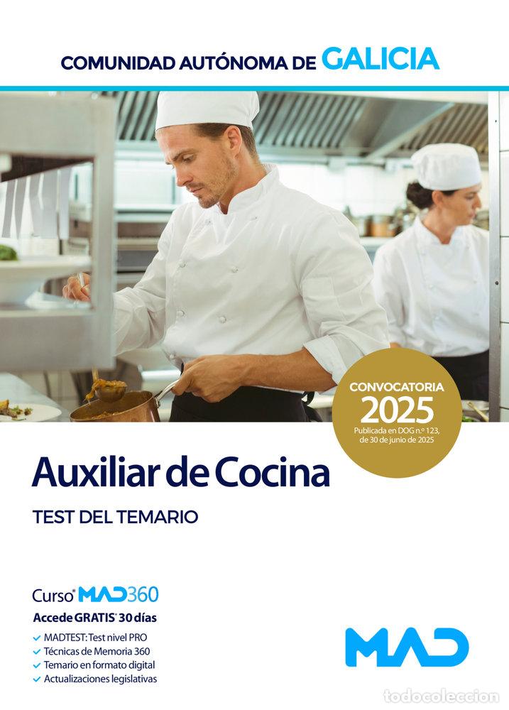 Libri: AUXILIAR COCINA ADMINISTRACION GENERAL TEST COMUNIDAD GALIC - AA.VV