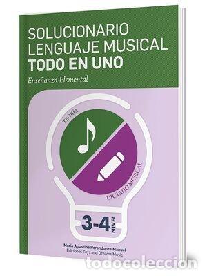 Libri: SOLUCIONARIO DE LENGUAJE MUSICAL TODO EN UNO 3&ordm; Y 4&ordm; NIVEL - PERANDONES MANUEL, AGUSTINA