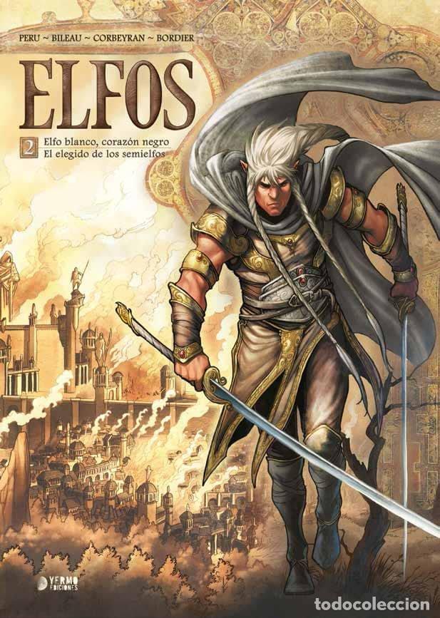 Libros: ELFOS 2 ELFO BLACO, CORAZ&Oacute;N NEGRO ELEGIDO DE LOS SEMIELFOS - CORBEYRAN, PERU