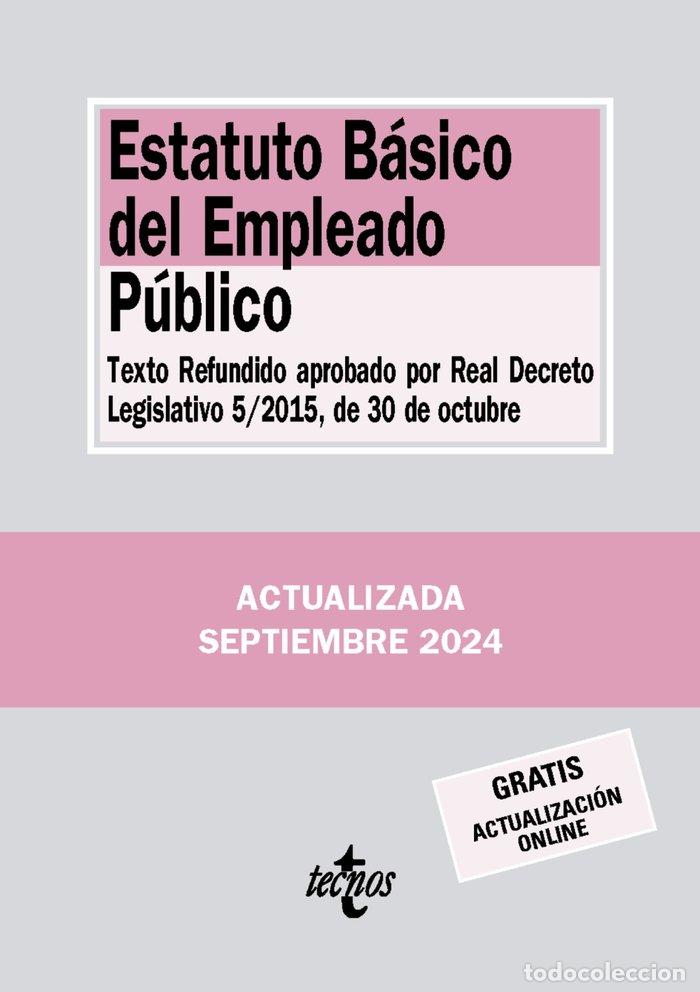 Libros: ESTATUTO BASICO DEL EMPLEADO PUBLICO 9&ordf; ED - EDITORIAL TECNOS