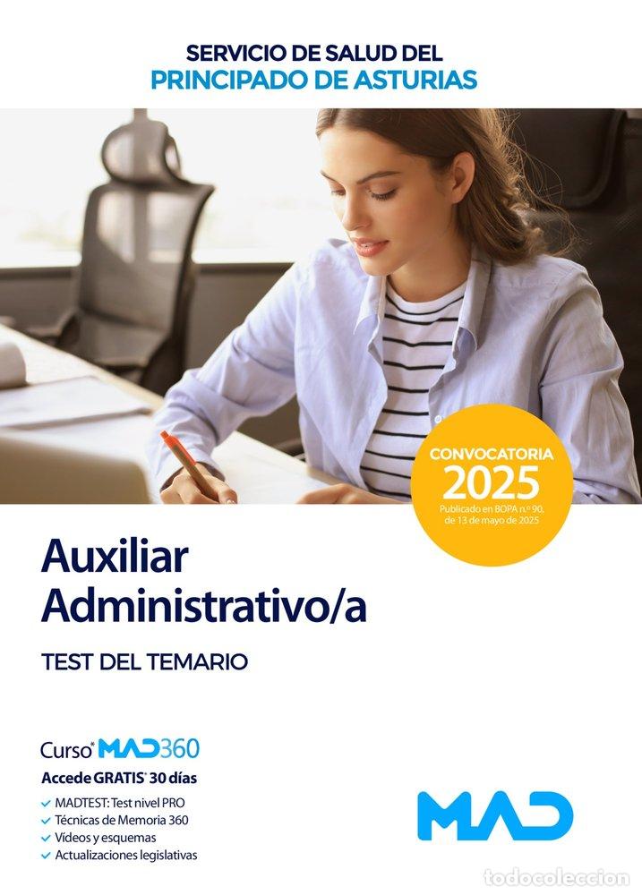Libros: TEST DEL TEMARIO. AUXILIAR ADMINISTRATIVO;A SESPA - VV. AA.