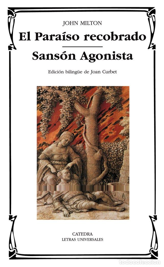 books: PARAISO RECOBRADO SANSON AGONISTA - MILTON, JOHN