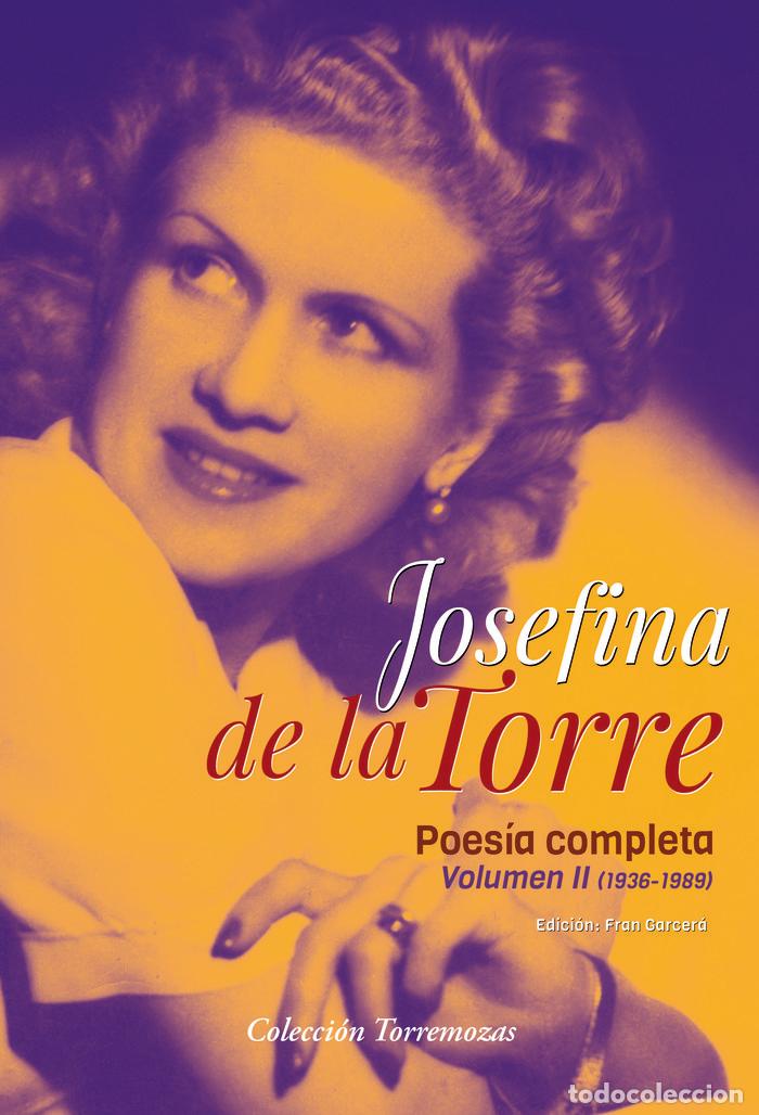 books: POESIA COMPLETA VOL 2 JOSEFINA DE LA TORRE - DE LA TORRE, JOSEFINA