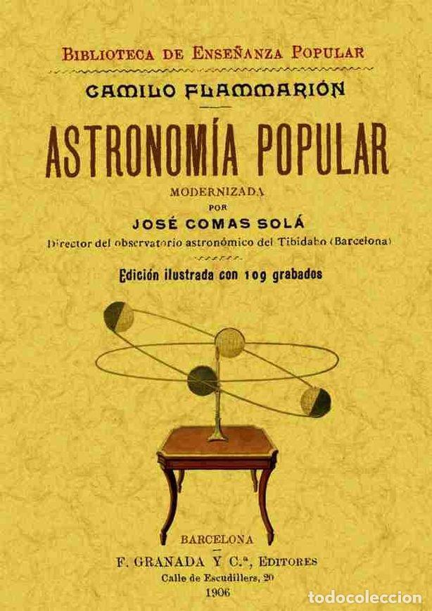 books: ASTRONOMIA POPULAR - FLAMMARION, CAMILO