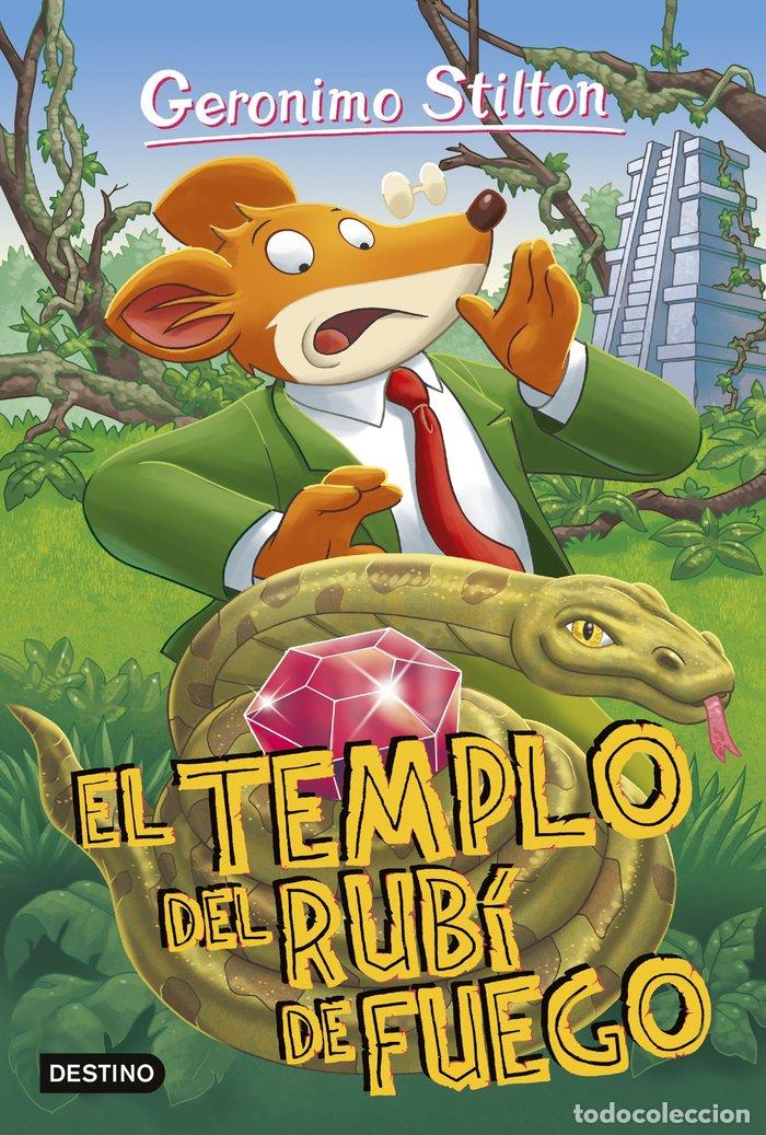 Livres: GERONIMO STILTON 48 EL TEMPLO DEL RUBI DE FUEGO - STILTON, GERONIMO