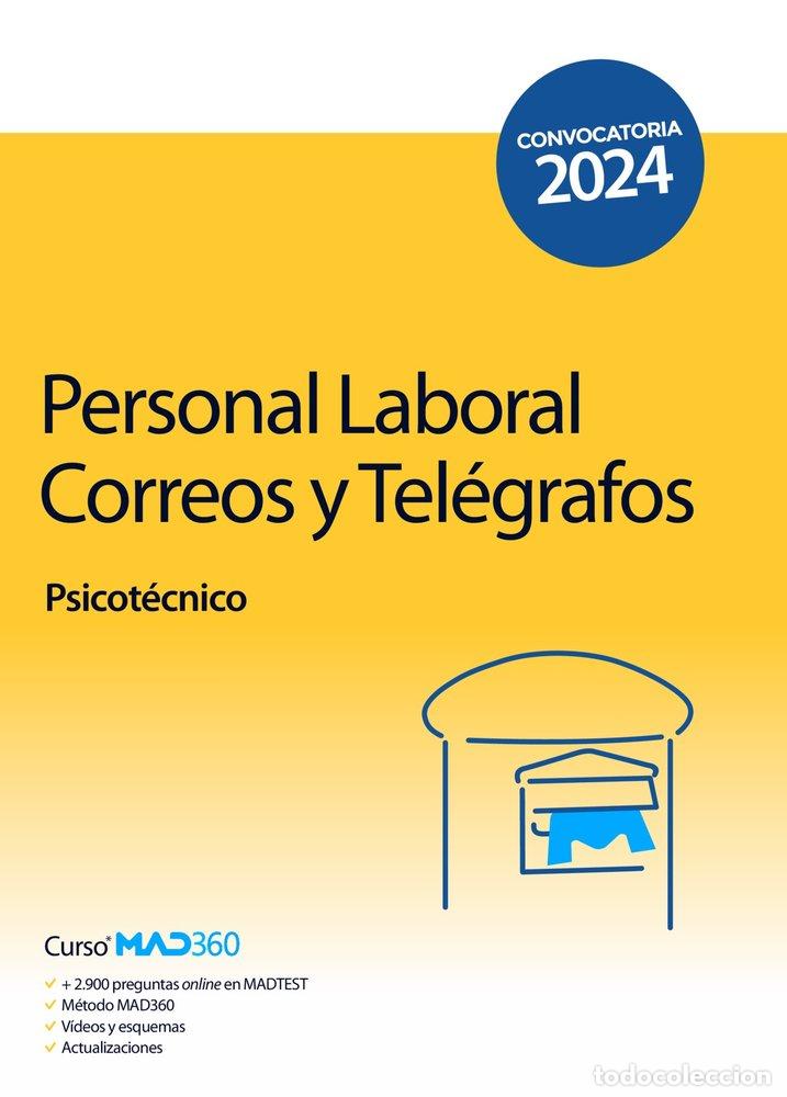 Libros: PERSONAL LABORAL CORREOS Y TELEGRAFOS PSICOTECNICO SOCIEDAD - AA.VV