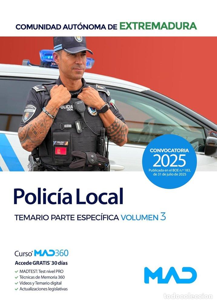 Livres: POLICIA LOCAL EXTREMADURA TEMARIO 3 AYUNTAMIENTO EXTREMADURA - AA.VV