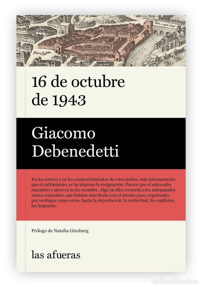 Libros: 16 DE OCTUBRE DE 1943 - DEBENEDETTI, GIACOMO