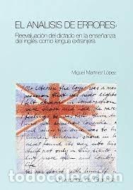 Libros: ANALISIS DE ERRORES EN INGLES - SIN AUTOR
