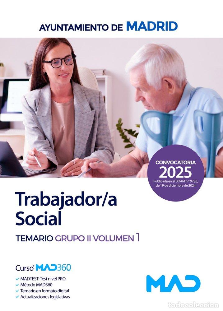 Libri: TRABAJADOR/A SOCIAL TEMARIO GRUPO II 1 AYUNTAMIENTO MADRID - AA.VV