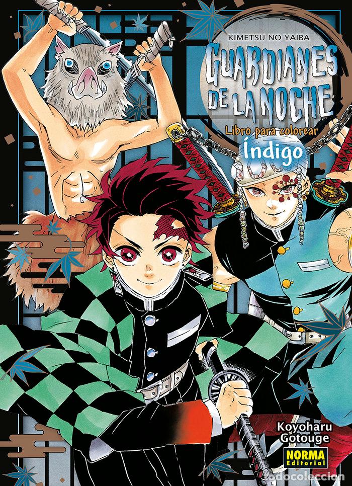 Libros: GUARDIANES DE LA NOCHE LIBRO PARA COLOREAR INDIGO - KOYOHARU GOTOUGE