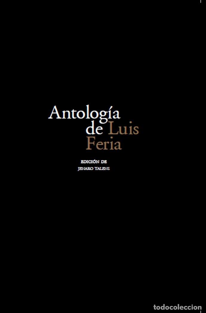 books: ANTOLOGIA DE LUIS FERIA - TALENS, JENARO