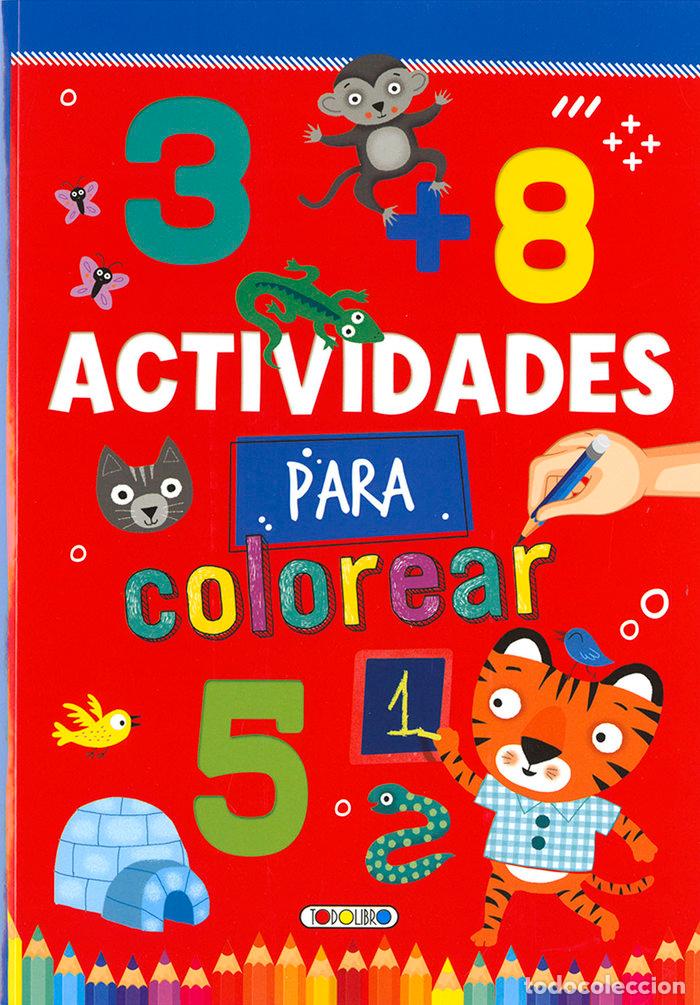 Libros: ACTIVIDADES PARA COLOREAR ROJO - AA.VV
