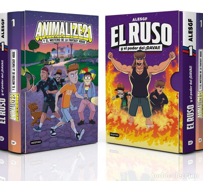 Libri: ESTUCHE ANIMALIZE 21 1 + EL RUSO 1 - ANIMALIZE21, ALESGF