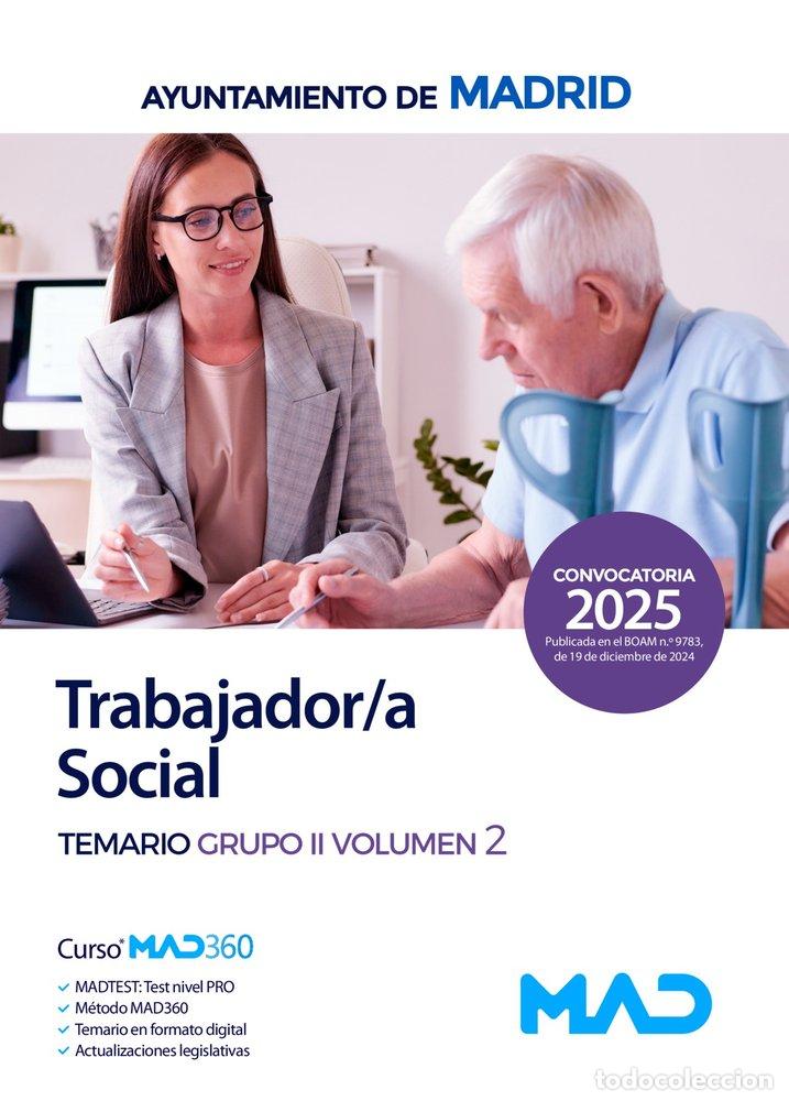 Libri: TRABAJADOR/A SOCIAL TEMARIO GRUPO II 2 AYUNTAMIENTO MADRID - AA.VV