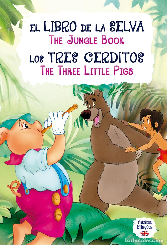 Libros: LIBRO DE LA SELVA/3 CERDITOS CLASICOS BILINGUES - AA.VV