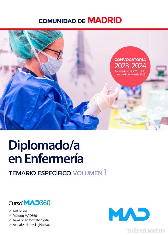 Libros: DIPLOMADO ENFERMERIA TEMARIO ESPECIFICO VOLUMEN 1 MADRID - AA.VV