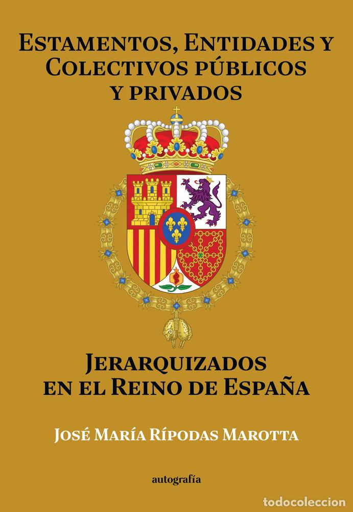 Libros: ESTAMENTOS ENTIDADES Y COLECTIVOS PUBLICOS Y PRIVADOS JERA - MARIA RIPODAS MAROTTA, JOSE