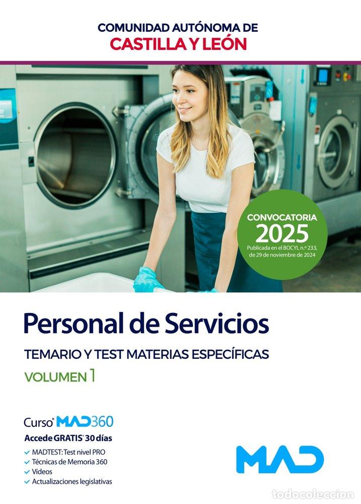 Libros: TEMARIO Y TEST MATERIA ESPECIFICA 1 PERSONAL SERVICIOS CAST - AA.VV