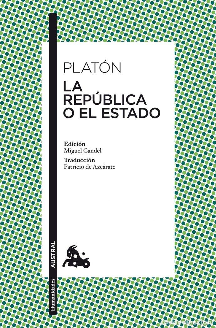 Libros: REPUBLICA O EL ESTADO,LA - PLATON