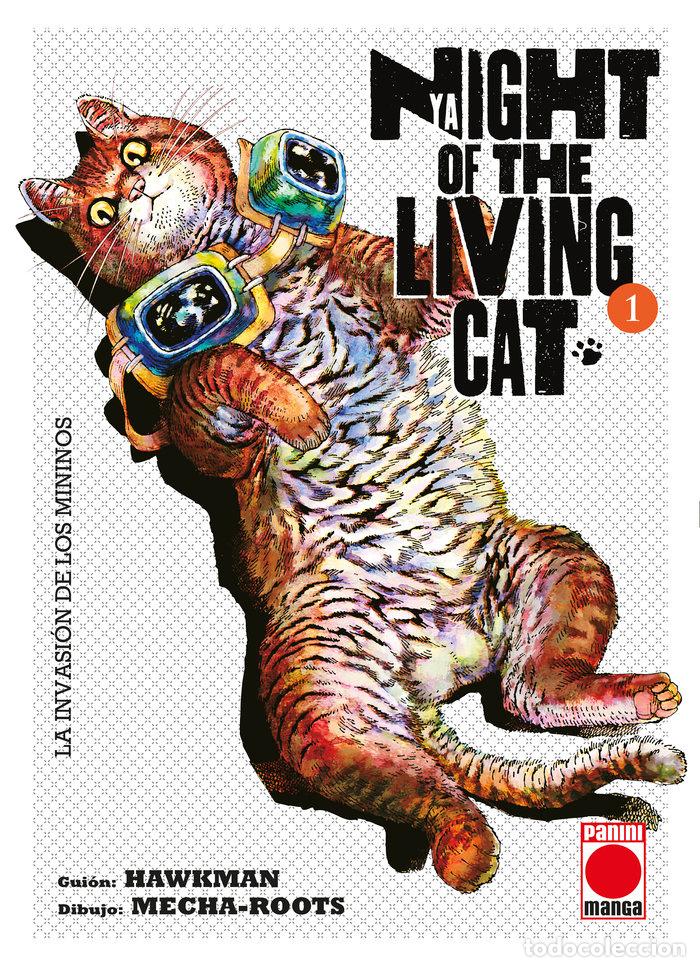 Libri: NYAIGHT OF THE LIVING CAT 1 LA INVASION DE LOS MININOS - HAWKAMAN