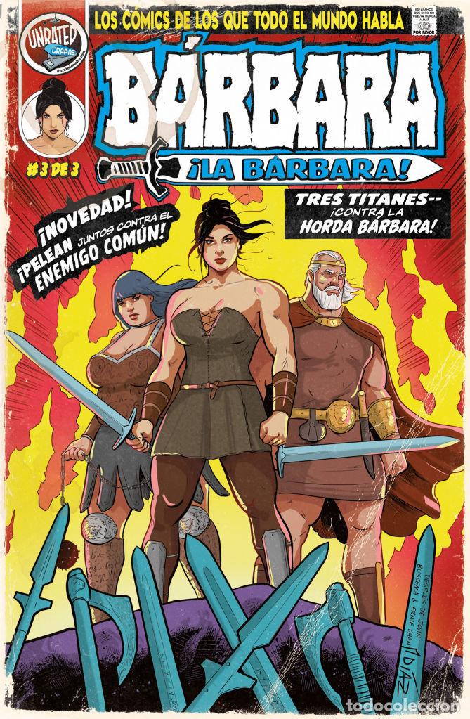 Libri: BARBARA LA BARBARA 3 TRES TITANES CONTRA LA HORDA BARBARA - DIAZ OLIVEROS