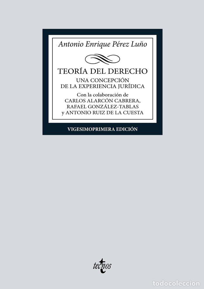 Libros: TEORIA DEL DERECHO - PEREZ LU&Ntilde;O, ANTONIO ENRIQUE