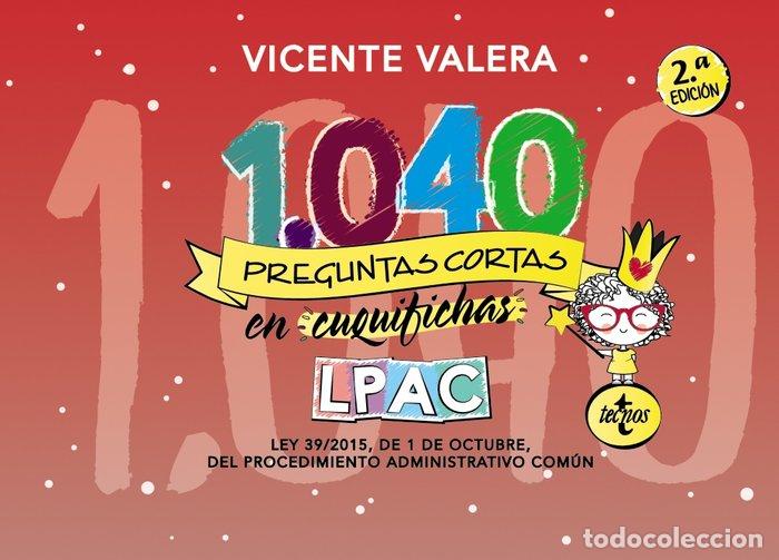 Libros: 1040 PREGUNTAS CORTAS EN &laquo;CUQUIFICHAS&raquo; LPAC - VALERA, VICENTE