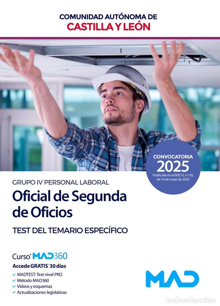 Livres: OFICIAL SEGUNDA OFICIOS GRUPO IV PERSONAL LABORAL. TEST ESP - AA.VV