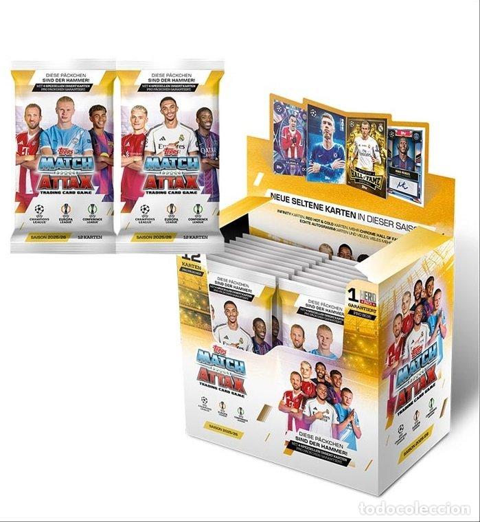 Libros: CAJA 32 SOBRES CARTAS MATCH ATTAX UCL 25-26 - AA.VV