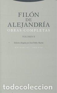 Libros: FILON DE ALEJANDRIA OBRAS COMPLETAS II - PABLO MARTIN, JOSE