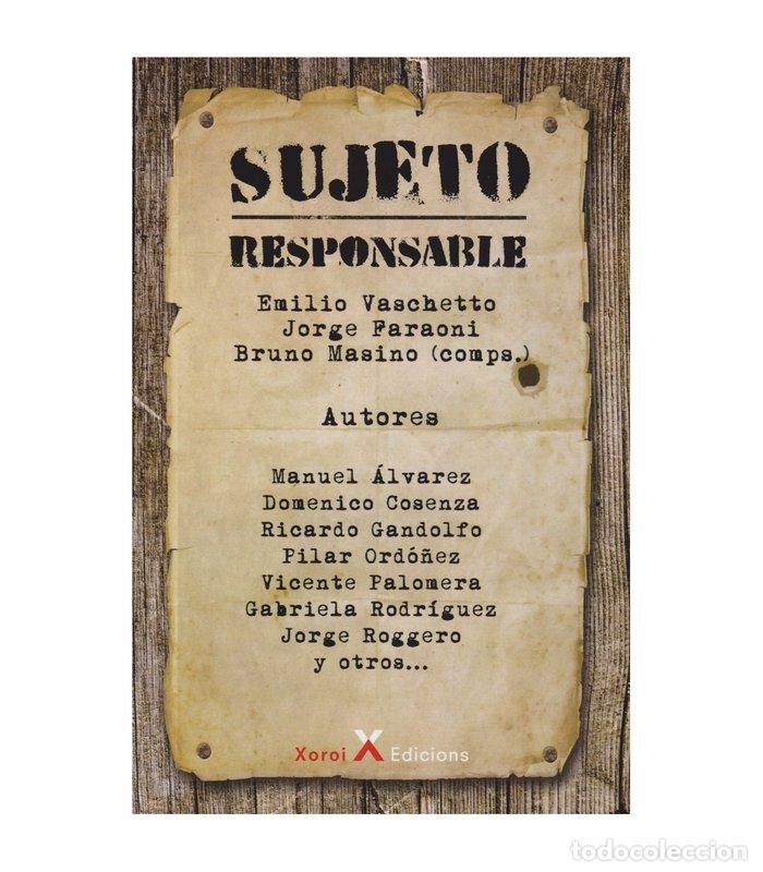 books: SUJETO RESPONSABLES - VASCHETTO, EMILIO
