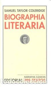 Libros: BIOGRAPHIA LITERARIA - TAYLOR COLERIDGE, SAMUEL