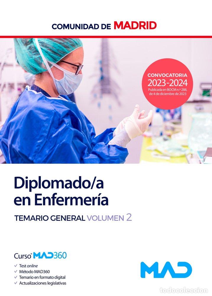 Libros: DIPLOMADO ENFERMERIA TEMARIO GENERAL VOLUMEN 2 MADRID - AA.VV