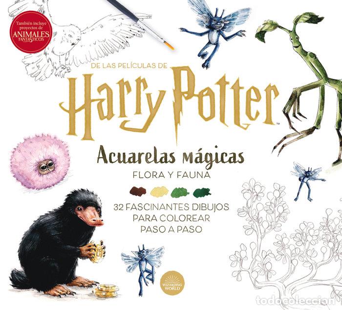 Livres: HARRY POTTER ACUARELAS MAGICAS FLORA Y FAUNA - POTTER, HARRY
