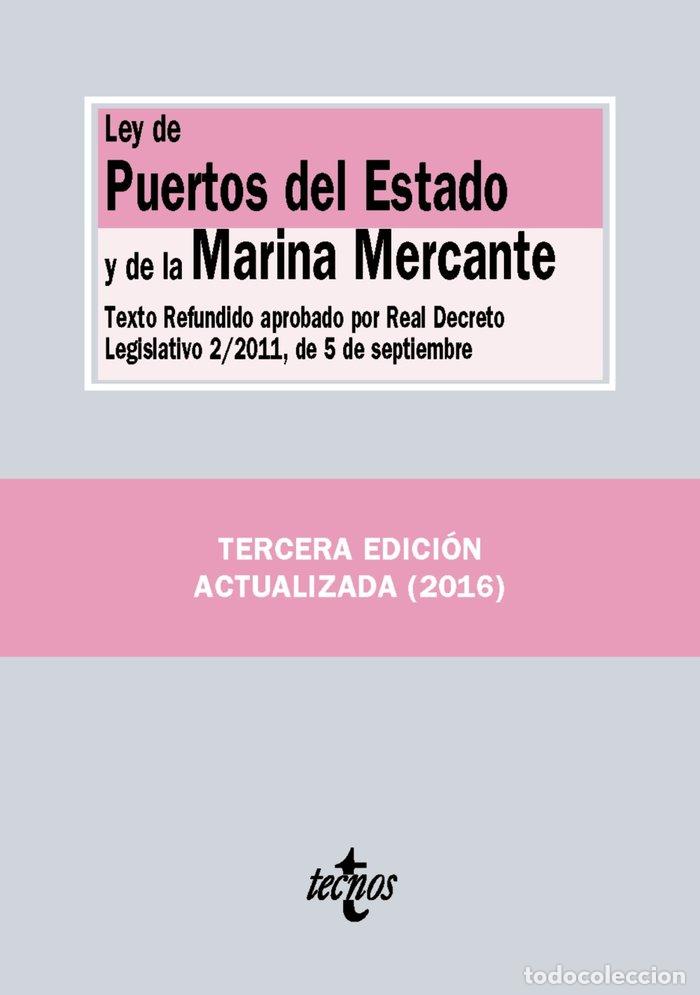 Libros: LEY DE PUERTOS DEL ESTADO Y DE LA MARINA MERCANTE 3&ordf;ED - AA.VV