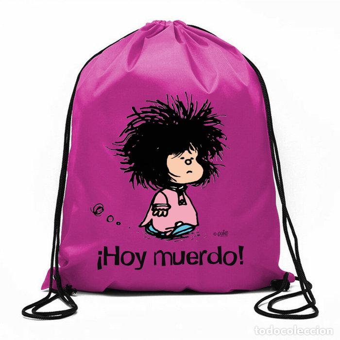 books: BOLSA DE CUERDAS MAFALDA HOY MUERDO - QUINO