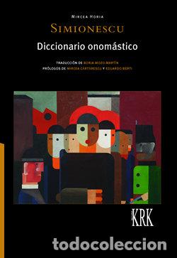 books: DICCIONARIO ONOMASTICO - MIRCEA HORIA SIMIONESCU