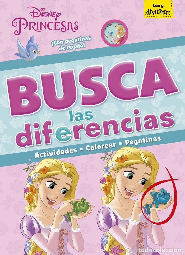 Libros: PRINCESAS BUSCA LAS DIFERENCIAS - DISNEY