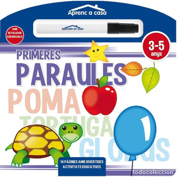 books: APRENDO EN CASA - LLIBRE PISSARRA- PRIMERES PARAULES - .