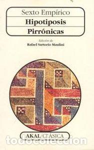 Libros: HIPOTIPOSIS PIRRONICAS CA - EMPIRICO, SEXTO