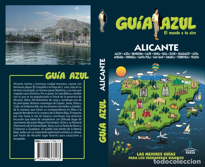 books: GUIA AZUL ALICANTE - CABRERA NAVARRO, DANIEL